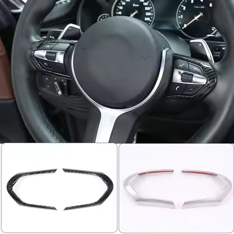 For BMW F20 F22 F21 F30 F32 F33 F36 F06 F12 F13 X5 F15 X6 F16 M-Sport ABS Steering Wheel Decoration 