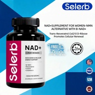 NAD+ Supplement for Women-NMN Alternative with β-NAD+Trans-Resveratrol CoQ10 D-Ribose - Promotes Cel