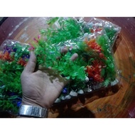 POKOK PLASTIK SAIZ 6inchi HIASAN AQUARIUM