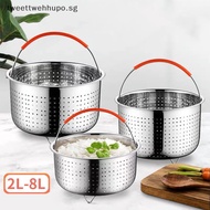 TWE Stainless Steel Steamer Basket Instant Pot Accessories for 3/6/8 Qt Instant Pot SG