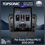 TopSonic Android 9.7inch IPS Full Touch Vertical Screen Car Raido Audio Video Stereo Player For Isuz