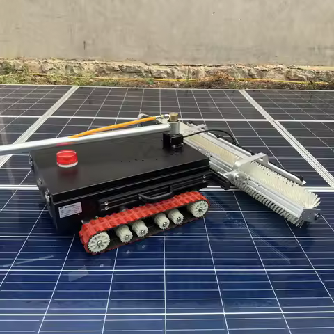 Best Selling Automatic Solar Panel Cleaning Robot Automatic Solar Panel Cleaning Robot Track-type Cl
