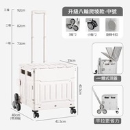 買餸車 折疊購物車 便攜式餸籃拉桿車 擺攤手拉車 家用小推車 可折疊推車 拉桿推車 購物手推車 露營置物推車（平行進口）