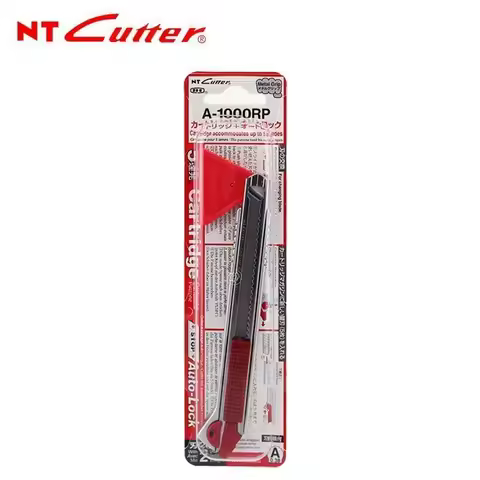 NT Cutter A-1000RP Cartridge Cutter 9mm Utility Knife Heavy Wallpaper Knife Paper Cutting Craft Tool