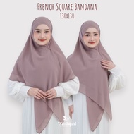 Winshijab1 - Khiban Square Syar'i Hijab 130x130 2 Layer French Khimar Syar'i BandanaTALI