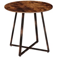 Rolanstar Dining Table  Round Table with Metal Legs for Kitchen L