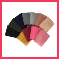 GYNDA BELLA - Bella square polycotton plain potton wholesale hijab jilbab headscarf