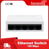 IENRON Ethernet Art Switch 5/8 Port 100Mbps Mini Fast Network Switch With VLAN 5V Power Supply For IP Camera / Router