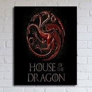 DL25 House Of The Dragon Logo Poster