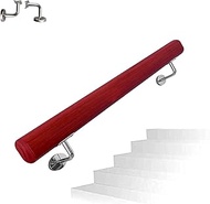 Stair Bannister Handrails 30~600cm Wall Handrail Stairs Staircase Handrail Banister Rail Support Kit