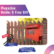 Peti Surat Plastik | Red PVC Letter Box Plastic Mail Box Post Letter Box