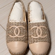 Chanel 草編鞋 37號