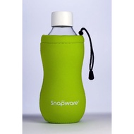 Snapware 600-mL Eco Grip Glass Bottle - Green