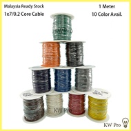 1 Meter 7/0.2mm Core Flexible Cable Signal Wire 7/0.2mm Core Copper Wire