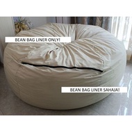 Lazy bean Bag Sofa Liner Cover Only not include bean bag & bean refill