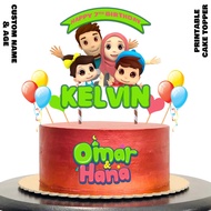 OMAR DAN HANA CAKE TOPPER