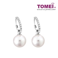 TOMEI Souly Bewitched Pearl Earrings White/Yellow Gold 585 (E802)
