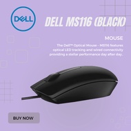 DELL/C.OPTICAL MOUSE - MS116 - BLACK
