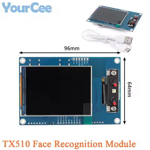 TX510 Face Recognition Module HLK-TX510 3D Camera Infrared Detection Recognition 5V/1A Development B