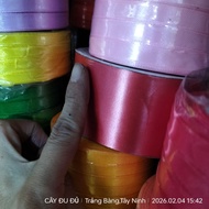 Combo of 6 rolls of 5f plastic ribbon, 3 red 3h as shown, cheap shop