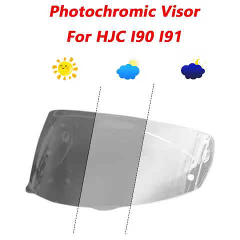 Motorcycle Helmet Sunshield Lens For HJC I90 i90 HJ-33 I91 Helmet Photochromic Visor