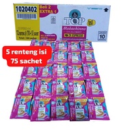 TOP Mocachinno Double Shot Coffee 2x Espresso 22g 10+5 sachets Coffee Package 5 Rtg 75 Sachets