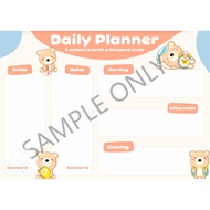 Printable Daily Planner/ Planner Book/ Weekly Planner Planner
