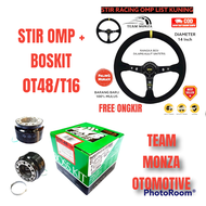Stir + Boskit Racing Mobil OMP 14 inch List Kuning Universal