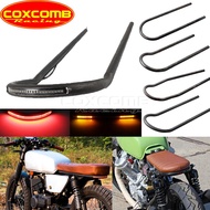 For Yamaha SR125 SR250 SR400 SR500 XJ550 XJ650 XS650 Cafe Racer 7/8"; Tube Rear Seat Hoop Loop LED T