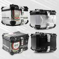 Universal Motorcycle Aluminum Box 65L Motorcycle Rear Trunk 55L Moto Top Box 45L Motorcycle Tail Box