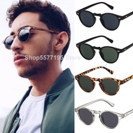 wholesale Round Lense Clear Frame sunglasses Gregory Peck Brand Designer men women Sunglass retro ga