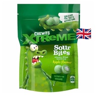 Chewits Xtreme Sour Bites Apple Candy 115g imported from UK
