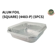 MY CHEF FOIL Food Grade Foil Tray Mould Aluminum Foil 4483P (SQUARE) With Lid