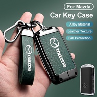 mazda Car Key Case Cover Shell Fob Holder for Mazda2 3 Alexa CX-30 CX-3 CX-5 2023-2025 CX-7 CX8 CX-9