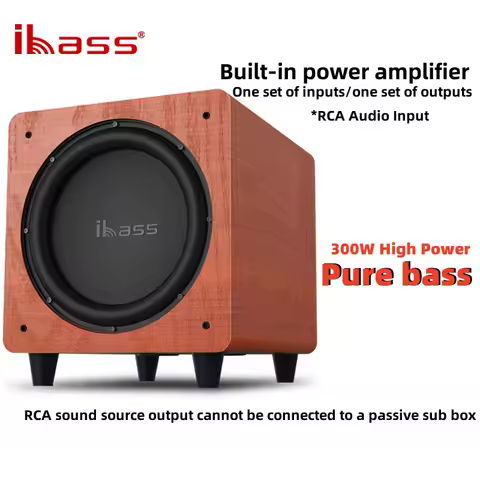 Ibass 10 inch 300W high-power active subwoofer wireless Bluetooth home theater portable computer dig