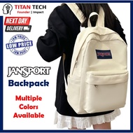 (SG) Unisex Backpack Bag With Laptop Water Bottle Compartment Compatible Male Female Travel School W