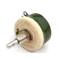 YXQ 25W 20 Ohm Slide Ceramic Resistors Adjustable Rheostat High Power with Knob W5FG