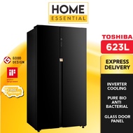 Toshiba 623L Side By Side Inverter Refrigerator GR-RS780WE | 591L GR-RS682WE-PMY | 573L Ice Dispense
