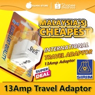 INTERNATIONAL TRAVEL ADAPTOR England 13Amp Wall Socket Travel Adapter Plug For Tourist OPS OPS-603E2