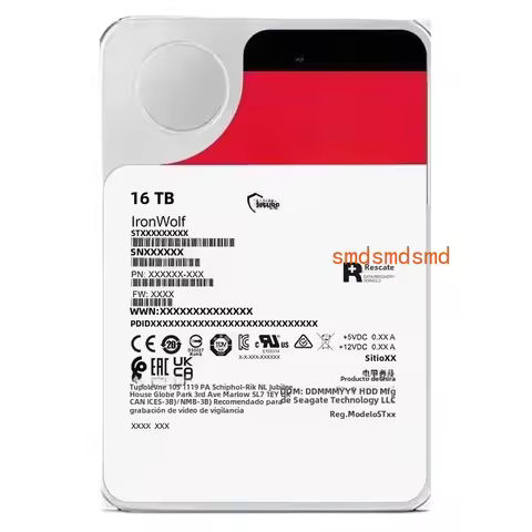 FOR New Seagate IronWolf Pro ST16000NT001 16TB 7200RPM 256MB 6Gb/s SATA 3.5" HDD