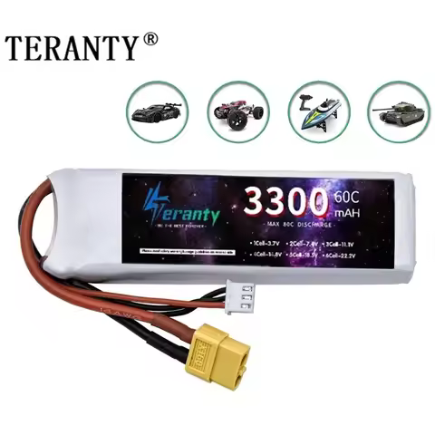 2s 3300mah 7.4V 60C LiPo Battery For RC Helicopter Aircraft Quadcopter Cars Airplane 7.4V 2S Battery