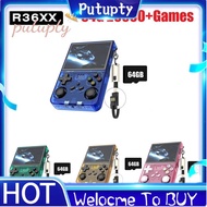 R36XX Handheld Retro Game Console 64G 20000+Games 3.5 Inch Screen WiFi Linux Portable Pocket Video P