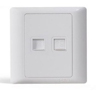 CHINT NEW7 - G20910A 1 Gang 4 Core Telephone Cable Socket