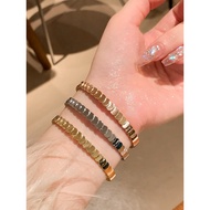 gelang couple gelang titanium Skala ikan, gelang keluli titanium, gelang perak mewah wanita, gelang 