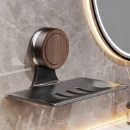 [48H Shipping] Suction cup soap holder wall-mounted no-drill household bathroom soap draining rack b