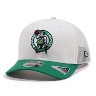 Boston Celtics GCP Chrome White Green 9SEVENTY Stretch Snapback Trucker Cap