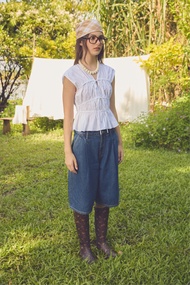 TGDA.CO - กางเกงยีนส์ Body Girl รุ่น Wendy Curve Shorts (พร้อมส่ง)