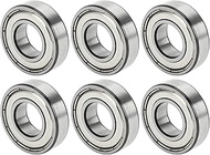 A ABSOPRO 6002ZZ Deep Groove Ball Bearing P5 15 x 32 x 9 mm Lubricated Bearings Double Metal Seal Si