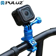 PULUZ Adapter Mount For GoPro Hero 5 6 7 360 Degree Rotation Bike Aluminum Handlebar Mount+Screw For GoPro HERO 7 MTB bicycle accessories