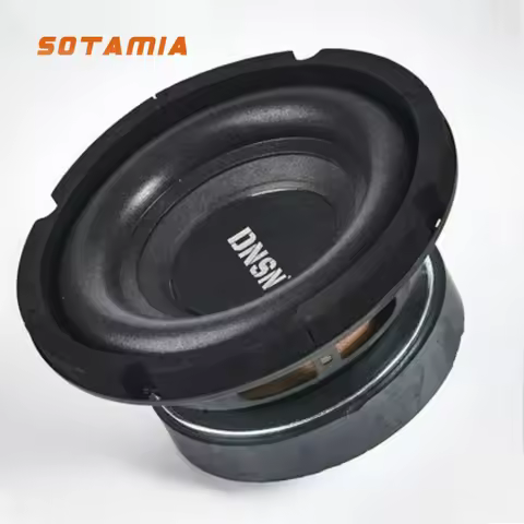 SOTAMIA 1Pcs 6.5 Inch Subwoofer Speaker 4 Ohm 100-200W 120 Magnetic Subwoofer Car Speaker Household 
